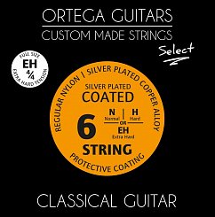 Комплект струн для классической гитары Ortega NYS44EH Select