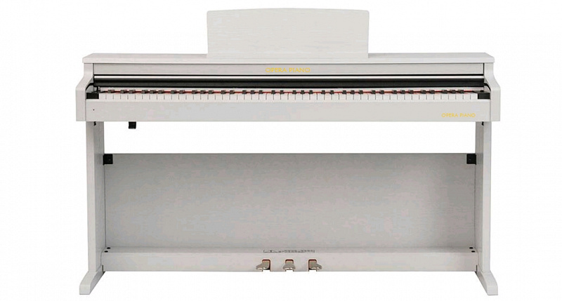 Белое цифровое пианино OPERA PIANO DP105 WH в магазине Music-Hummer