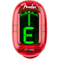 FENDER CALIFORNIA SERIES CLIP-ON TUNER CANDY APPLE RED цифровой тюнер-прищепка