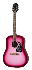 Акустическая гитара EPIPHONE Starling Hot Pink Pearl