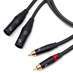 Кабель межблочный 2XLR-2RCA Radiotehnika Volna M02 (male) 5 m