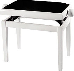 GEWA Piano Bench Deluxe White Highgloss