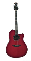 OVATION 2771AX-CCB Standard Balladeer Deep Contour Cutaway Cherry Cherry Burst