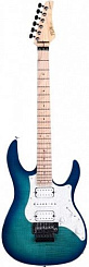 FGN J-Standard Odyssey JOS-FM-M-TR GB  электрогитара, цвет - сине-зелёный бёрст