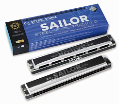 Губная гармошка тремоло Seydel Sohne 26480G Sailor Steel G