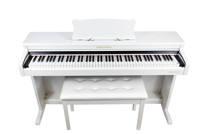 Фото Белое цифровое пианино OPERA PIANO DP105 WH