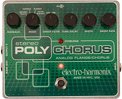 Electro-Harmonix Stereo Polychorus SALE  гитарная педаль Analog Flange/ Chorus