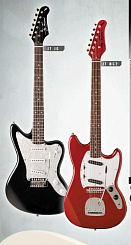 Jay Turser JT-JG CAR  электрогитара  типа Jazzmaster/ Jaguar, Red