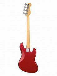 Бас-гитара Prodipe JMFJB80LHRACAR JB80LHRA, леворукая, красная