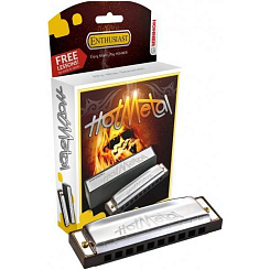 HOHNER Hot Metal F - Губная гармоника диатоническая Хонер