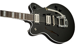 Gretsch G2655T Streamliner Center Block Jr. with Bigsby, BroadTron Pickups, Black