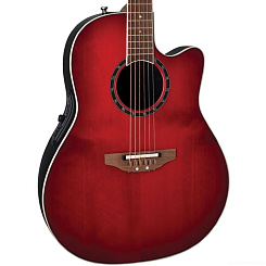 OVATION 2771AX-CCB Standard Balladeer Deep Contour Cutaway Cherry Cherry Burst