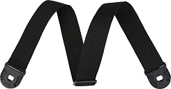 FENDER Quick Grip Locking End Strap, Black Polypro, 2"