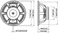 Динамик 15" Lavoce WAF154.02