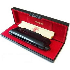 HOHNER CX 12 Black 7545/48 E - Губная гармоника хроматическая Хонер